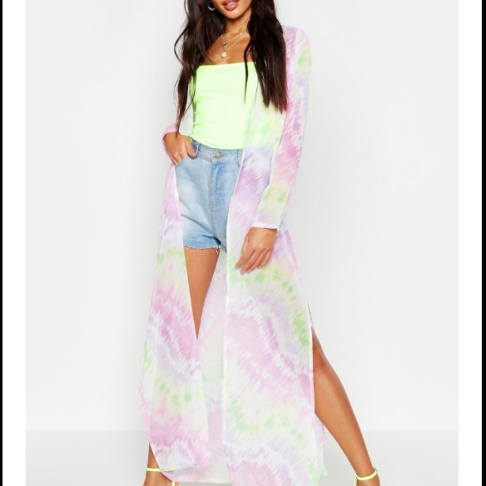 Maxi Tie Dye Kimono